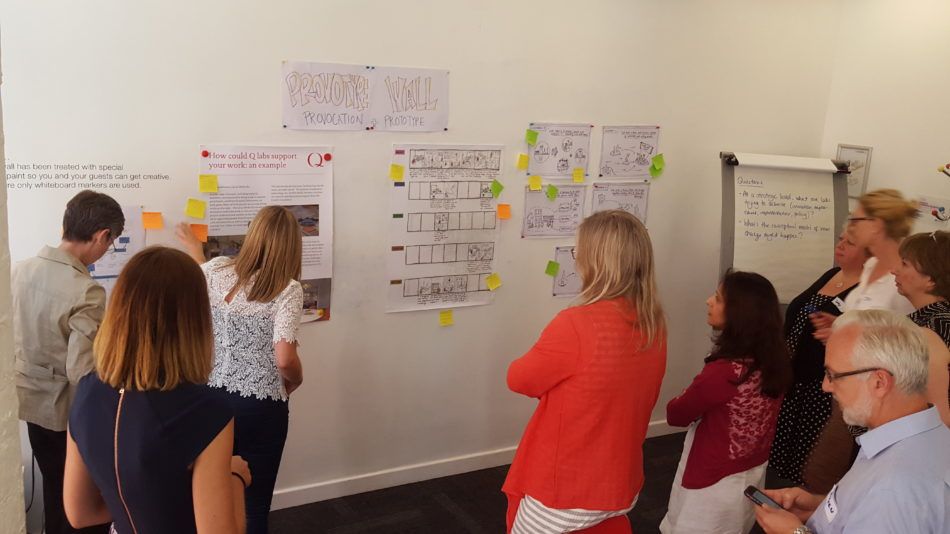 Photo from a Q Improvement Lab design workshop in 2016